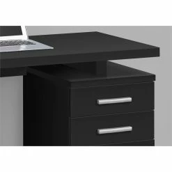 Discount 🎁 Monarch Specialties 48"W Left Or Right Facing Computer Desk In Black 👍 -Cheap Executive Store 2470087 3 L
