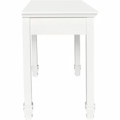 Budget 🥰 New Classic Furniture Tamarack Soild Wood 1-Drawer Desk In White ⭐ -Cheap Executive Store 2470551 5 L