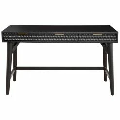 Buy 🥰 Origins By Alpine Black Pearl Large Wood Desk In Black ✨ -Cheap Executive Store 2470751 2 L
