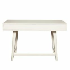 Best reviews of 🎁 Home Fare White Mid Century Desk 🧨 -Cheap Executive Store 2473704 2 L
