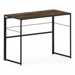 Top 10 😀 Furinno Riau No Tool Wood & Metal Frame Computer Desk In Rustic Oak/Black 🛒