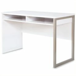 Deals ⌛ UrbanPro Mid-Century Wood Desk In Pure White 🎁