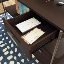 Coupon ⭐ UrbanPro Traditional L Shaped Computer Desk In Umber Wood ✔️ -Cheap Executive Store 2499531 11 L