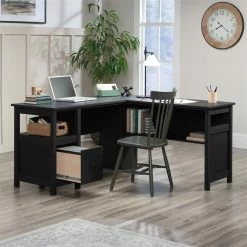 Top 10 🔥 UrbanPro Traditional L Shaped Computer Desk In Raven Oak 🥰 -Cheap Executive Store 2499561 13 L
