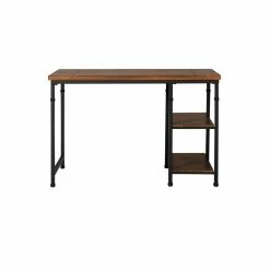 Best Pirce 💯 UrbanPro Industrial Home Office Wood Desk In Brown 🎁 -Cheap Executive Store 2517507 13 L