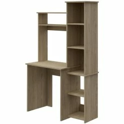 Best Sale 🌟 Urbanpro Traditional Wooden Hutch Desk With Storage Spaces In Oak 👍