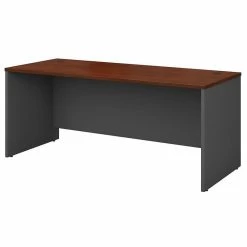 Cheapest ⌛ UrbanPro 72W X 30D Office Desk In Hansen Cherry - Engineered Wood ⌛