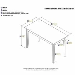 New ๐ AFI Shaker Writing Desk In Walnut ๐งจ 7 New ๐ AFI Shaker Writing Desk In Walnut ๐งจ -Cheap Executive Store 368601 3 L
