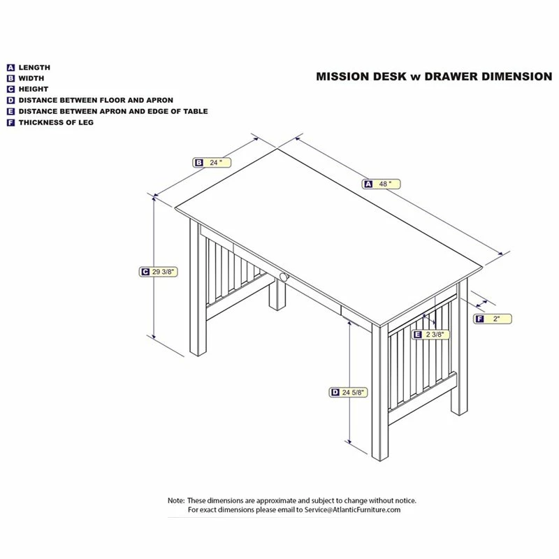 Discount π AFI Mission Writing Desk In Walnut βοΈ 4 Discount π AFI Mission Writing Desk In Walnut βοΈ - Image 4