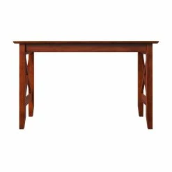 Coupon 💯 AFI Home Computer Writing Desk Hardwood Heavy Duty 48" Console Table In Walnut 🛒 -Cheap Executive Store 368615 7 L