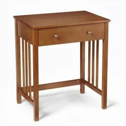 Buy 🛒 Convenience Concepts Designs2Go Mission Desk In Brown Oak Wood Finish 😉