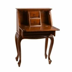 Buy ⭐ International Caravan Windsor Small Secretary Desk In Walnut Stain 😍