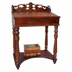 Buy ⭐ International Caravan Windsor Lift Top Writing Desk In Walnut Stain ❤️