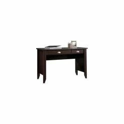 Flash Sale 👏 Sauder Shoal Creek Modern Wood Computer Desk In Jamocha Wood 😉