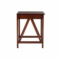 Best reviews of 💯 Linon Titian Wood One Drawer Laptop Desk In Tobacco Brown ⭐ -Cheap Executive Store 438812 21 L