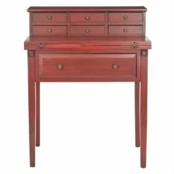 Best deal ❤️ Safavieh Abigail Pine Wood Desk In Cherry ✨