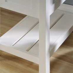 Best Sale 🎁 Sauder Cottage Road Wood Computer Desk In Soft White ❤️ -Cheap Executive Store 657370 10 L